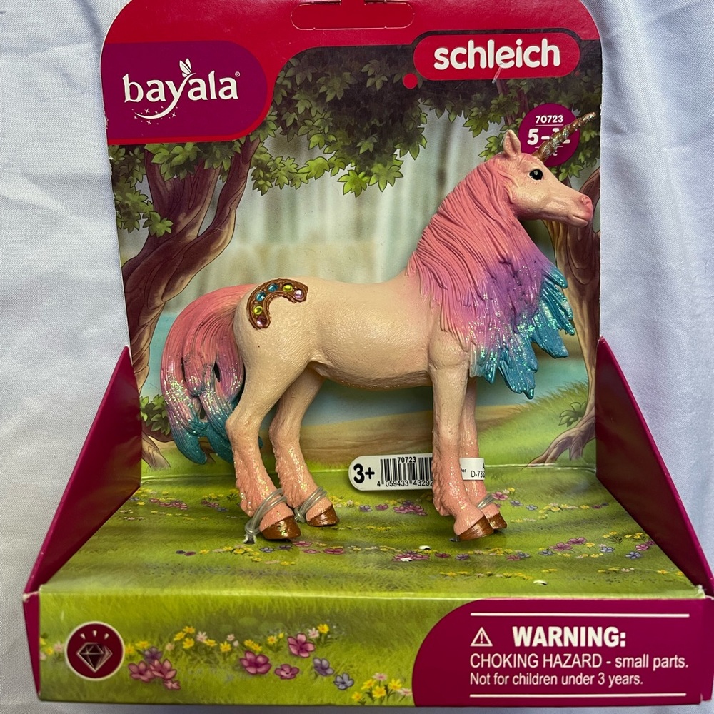 Schleich Bayala Marshmallow Unicorn Rainbow Mare Fantasy Figure NEW 70723